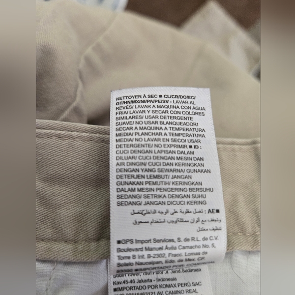 Mens Old Navy Kahaki 38x30 Pants Slim Chino Straight Leg 4 Pockets Flat Front - Picture 9 of 13